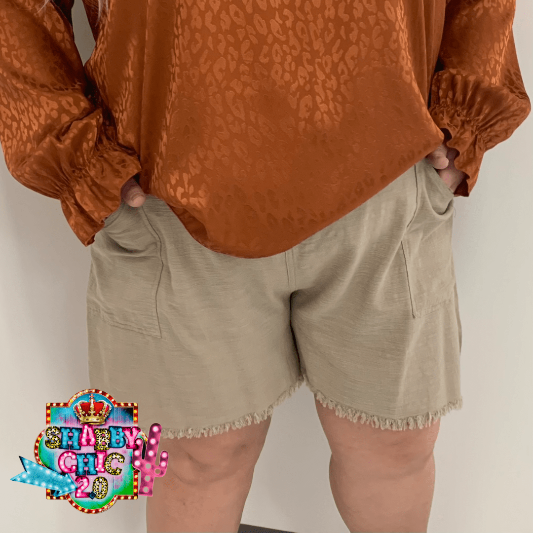 Lounge About Shorts - Tan Shabby Chic Boutique and Tanning Salon