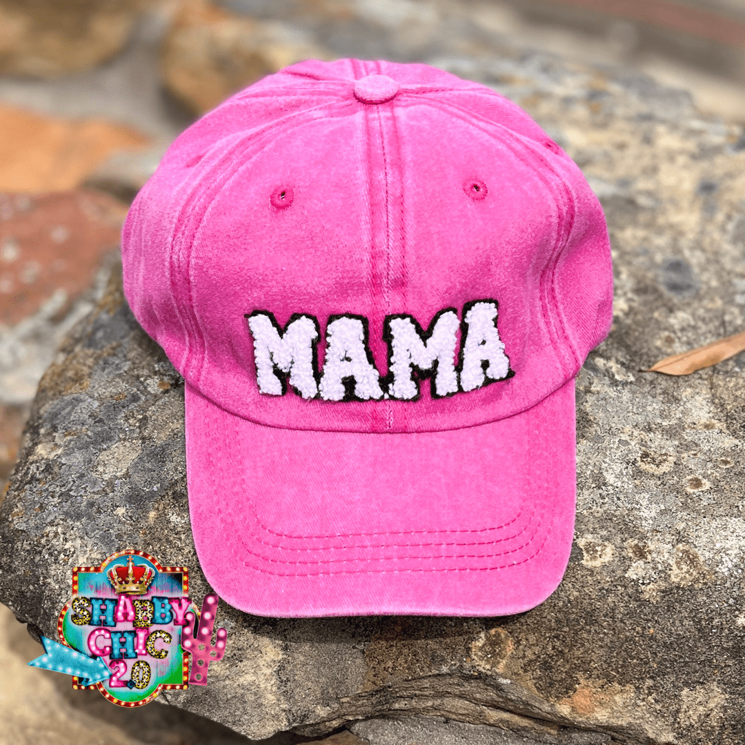 MAMA Cap Shabby Chic Boutique and Tanning Salon Hot Pink