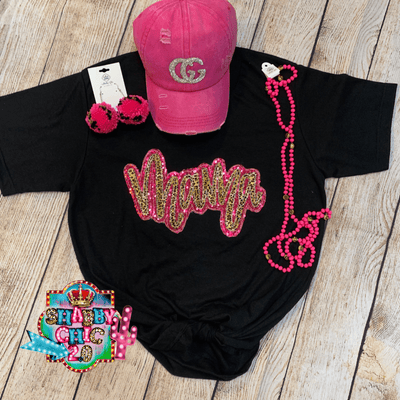 Mama Sequin Tee Shabby Chic Boutique and Tanning Salon
