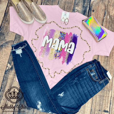 Mama Tee (Colorful Design) Shabby Chic Boutique and Tanning Salon