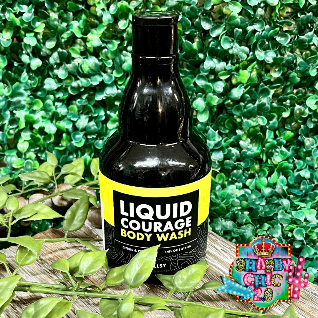 Men's Liquid Courage Body Wash Citrus and Cedar Shabby Chic