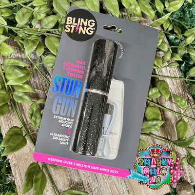 Mini BlingSting Stun Guns Shabby Chic Boutique and Tanning Salon Black