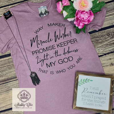 Miracle Worker - Dark Letters Shabby Chic Boutique and Tanning Salon