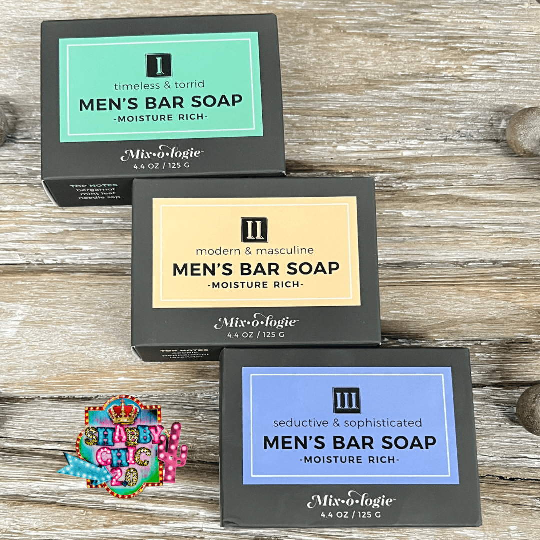 Mixologie Men’s Bar Soap Shabby Chic Boutique and Tanning Salon