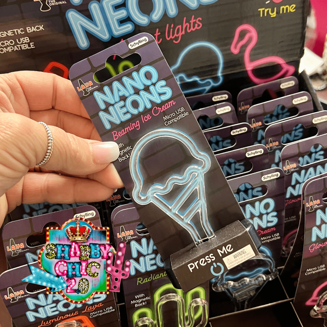 Nano Neons Accent Lights Shabby Chic Boutique and Tanning Salon Beaming Ice Cream