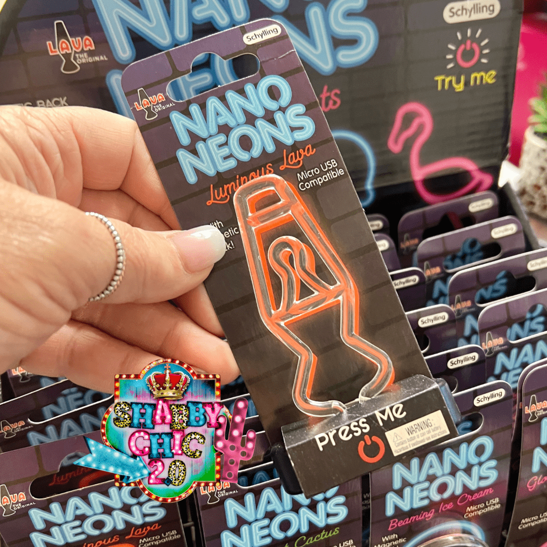 Nano Neons Accent Lights Shabby Chic Boutique and Tanning Salon Luminous Lava