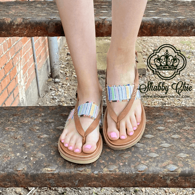 Pastel Axel Sandals Shabby Chic Boutique and Tanning Salon