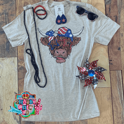 Patriotic Cow Tee Shabby Chic Boutique and Tanning Salon