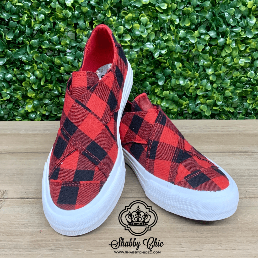 Plaid Along Gypsy Jazz - Red Shabby Chic Boutique and Tanning Salon