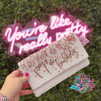 Pop the Bubbly Beaded Clutch Bag Shabby Chic Boutique and Tanning Salon