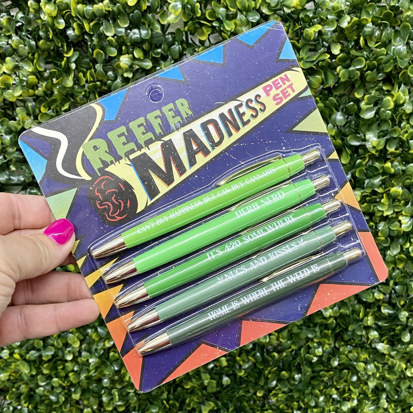 Reefer Madness Pen Set Shabby Chic Boutique and Tanning Salon