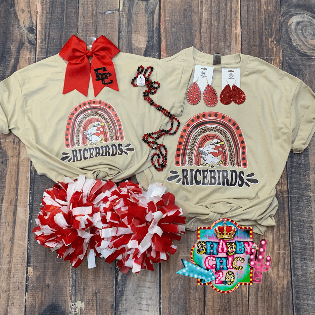 Ricebirds Rainbow Tee Shabby Chic Boutique and Tanning Salon