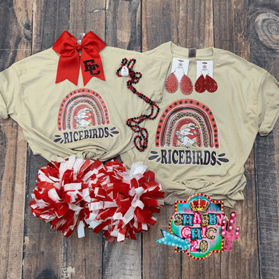 Ricebirds Rainbow Tee Shabby Chic Boutique and Tanning Salon