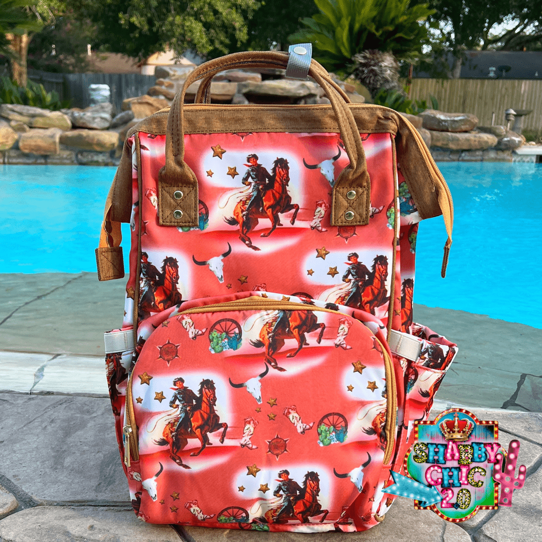 Rodeo Stars Diaper Bag Backpack – Shabby Chic Boutique and Tanning Salon