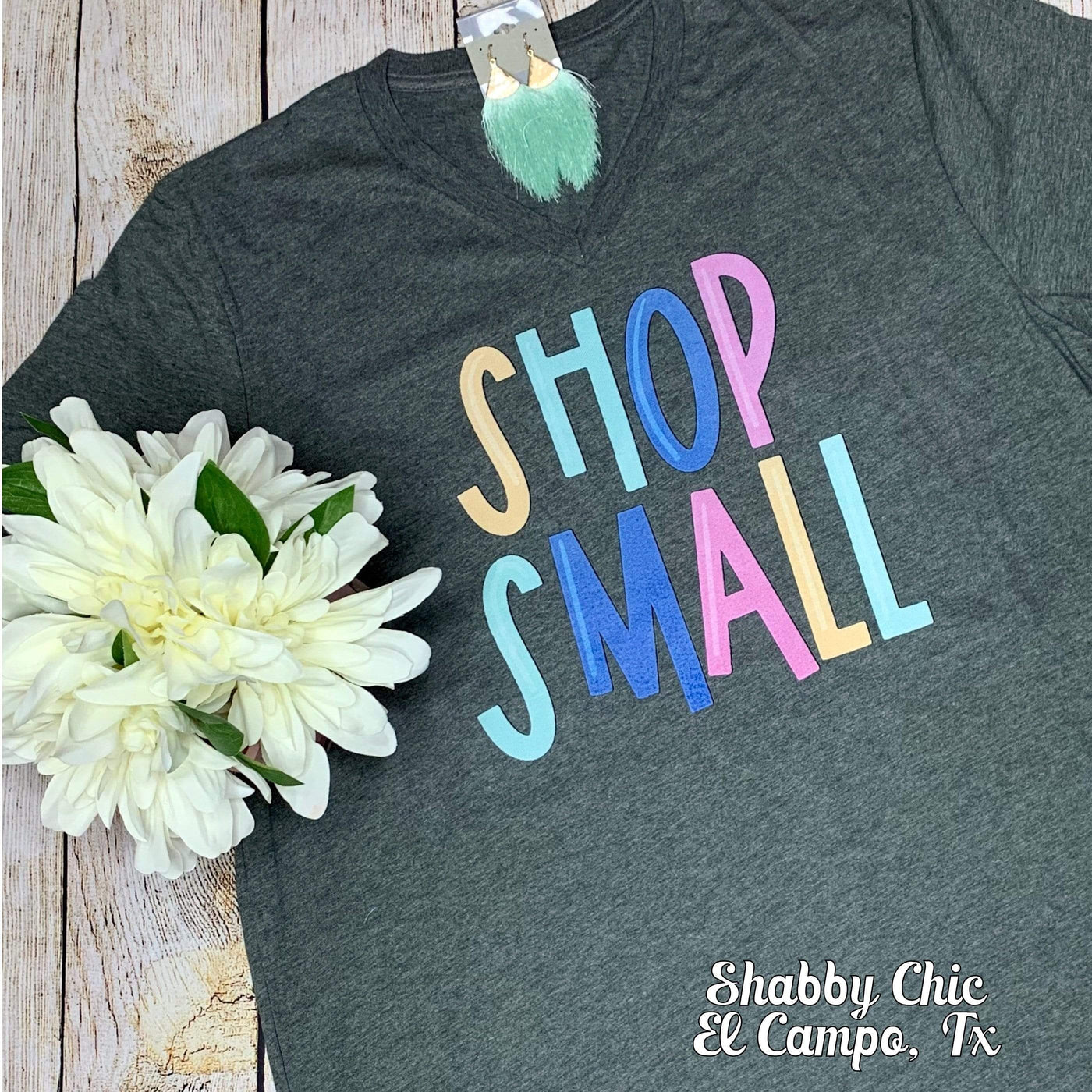 Shop Small Tee Shabby Chic Boutique and Tanning Salon