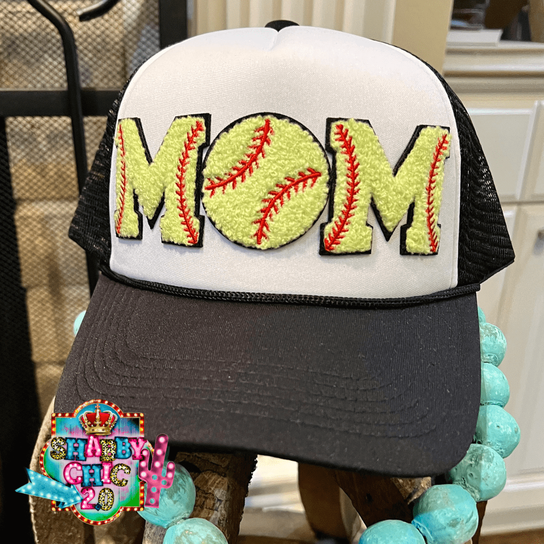 Softball MOM cap Shabby Chic Boutique and Tanning Salon