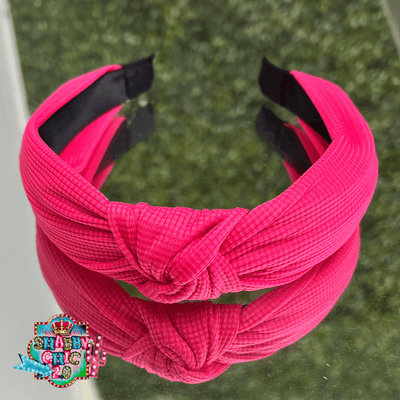 Solid Color Headbands Shabby Chic Boutique and Tanning Salon Hot Pink