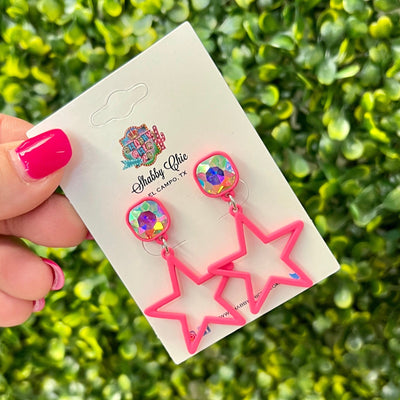 Star Earrings Shabby Chic Boutique and Tanning Salon