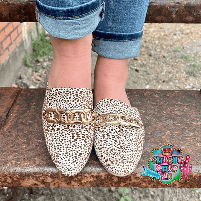 Stone Camel Mini Leopard Suede Slip on Shoes Shabby Chic Boutique and Tanning Salon