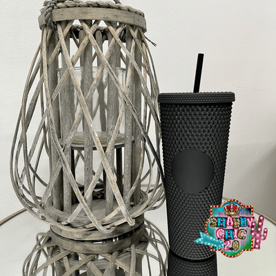 Studded Tumbler - Black Shabby Chic Boutique and Tanning Salon