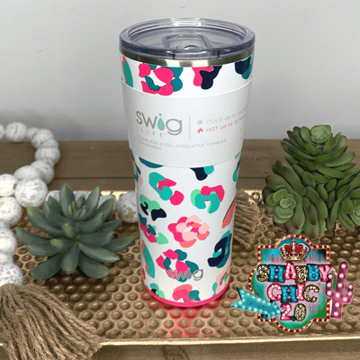 Swig Party Animal Tumbler (22oz) Shabby Chic Boutique and Tanning Salon