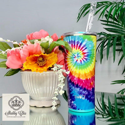 Swirled Peace Tumbler (22oz) Shabby Chic Boutique and Tanning Salon