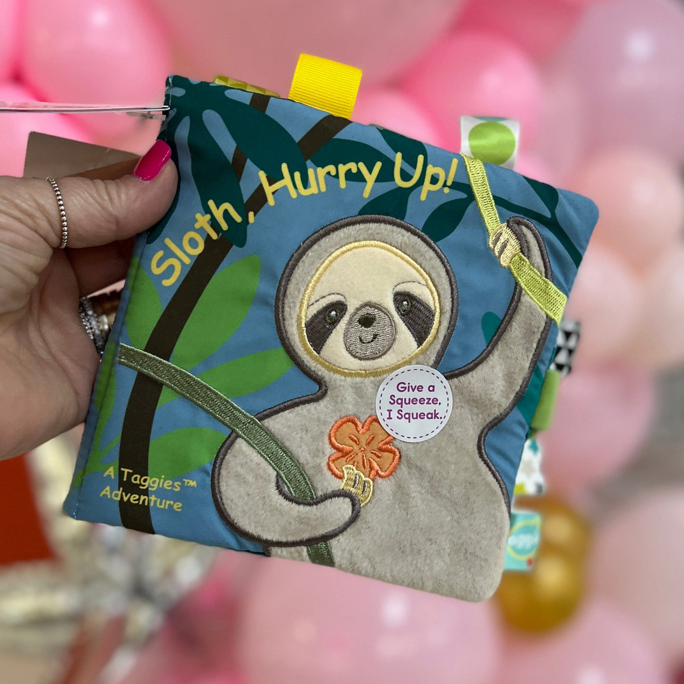 Taggies Molasses Sloth Book - Children's Shabby Chic Boutique and Tanning Salon