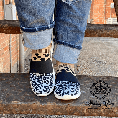 Tan Animal Sneaker Shabby Chic Boutique and Tanning Salon