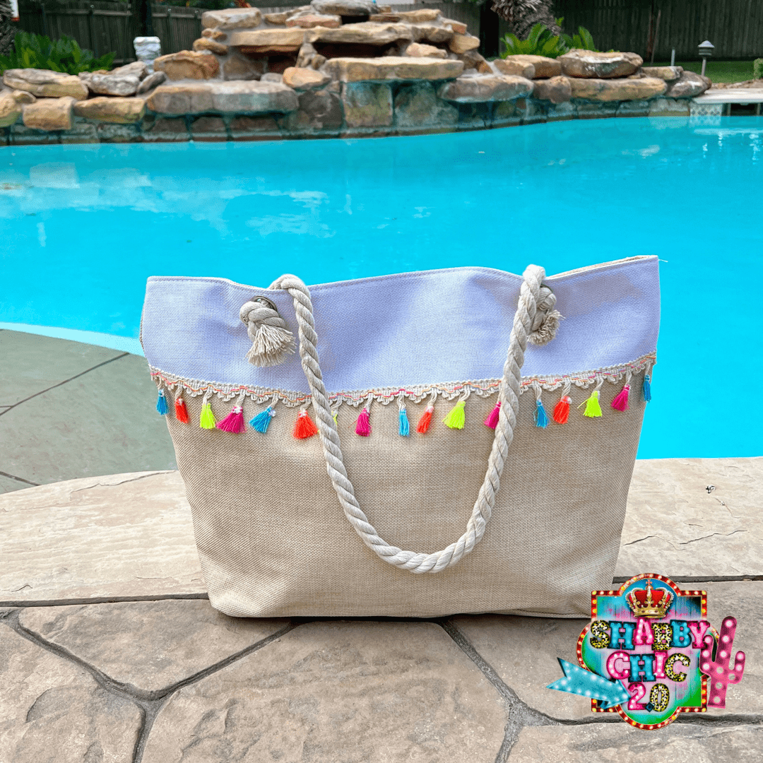 Tassel Tote Shabby Chic Boutique and Tanning Salon
