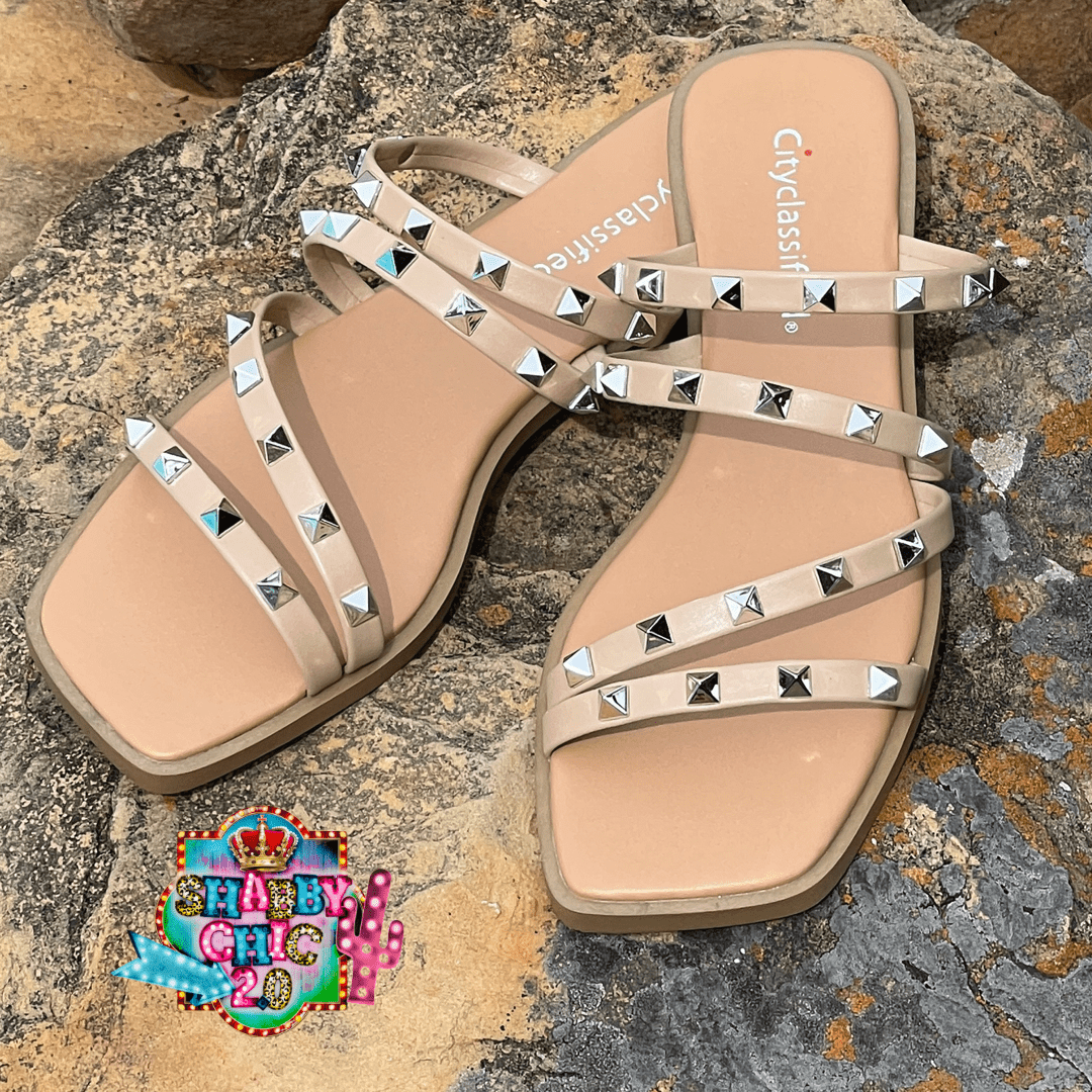 Temira Nude Sandals Shabby Chic Boutique and Tanning Salon