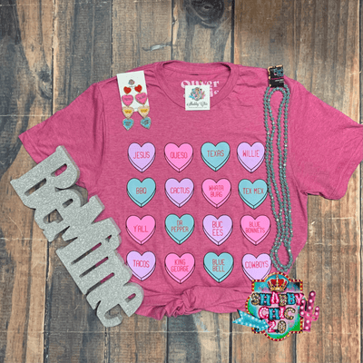 Texas Hearts Tee Shabby Chic Boutique and Tanning Salon