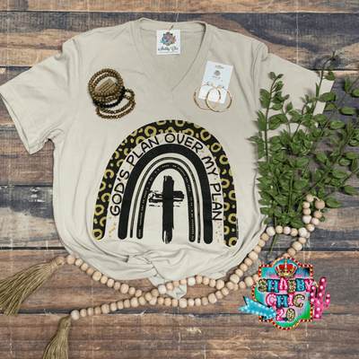 Texas True Threads God's Plan tee Shabby Chic Boutique and Tanning Salon
