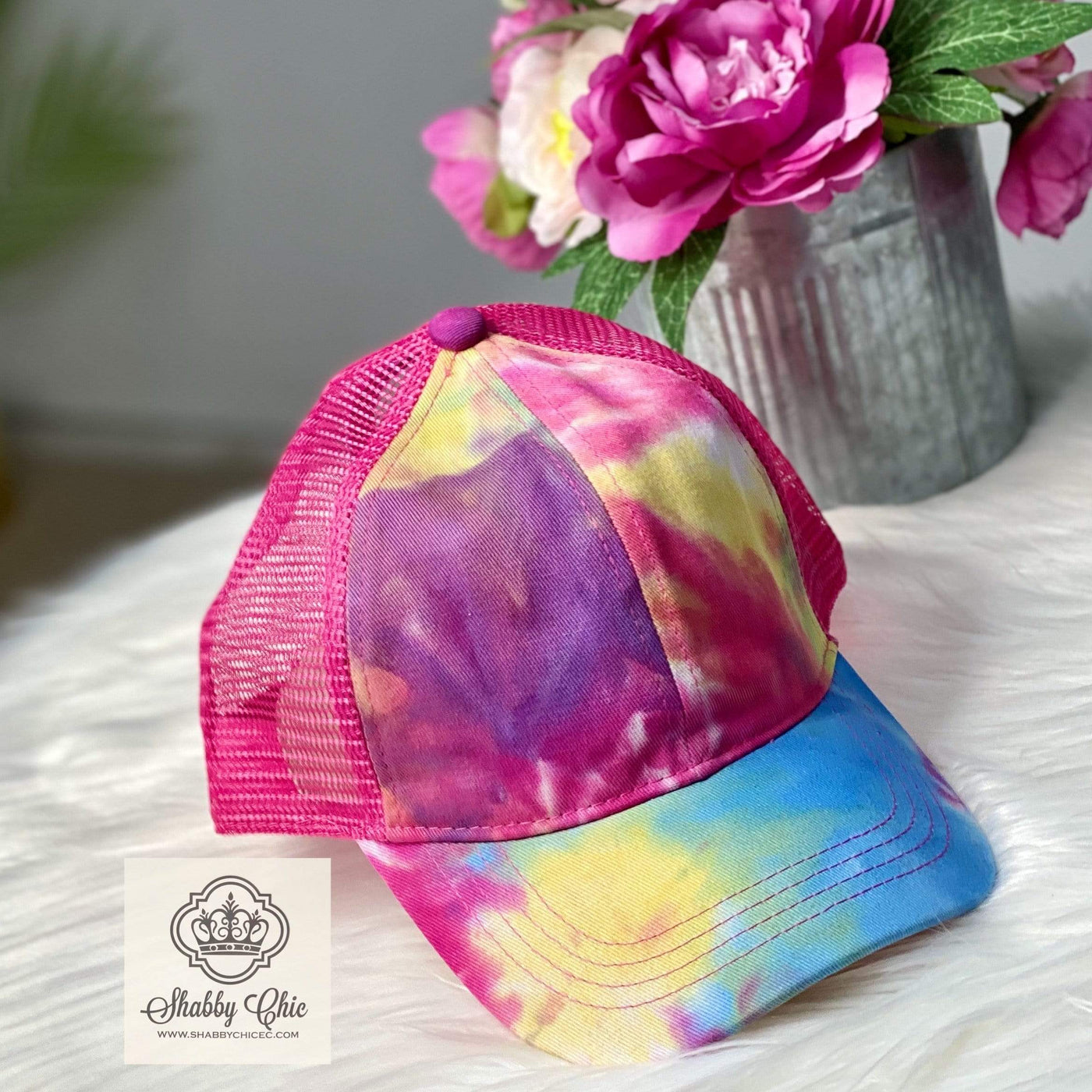 Tie Dye Cap Shabby Chic Boutique and Tanning Salon