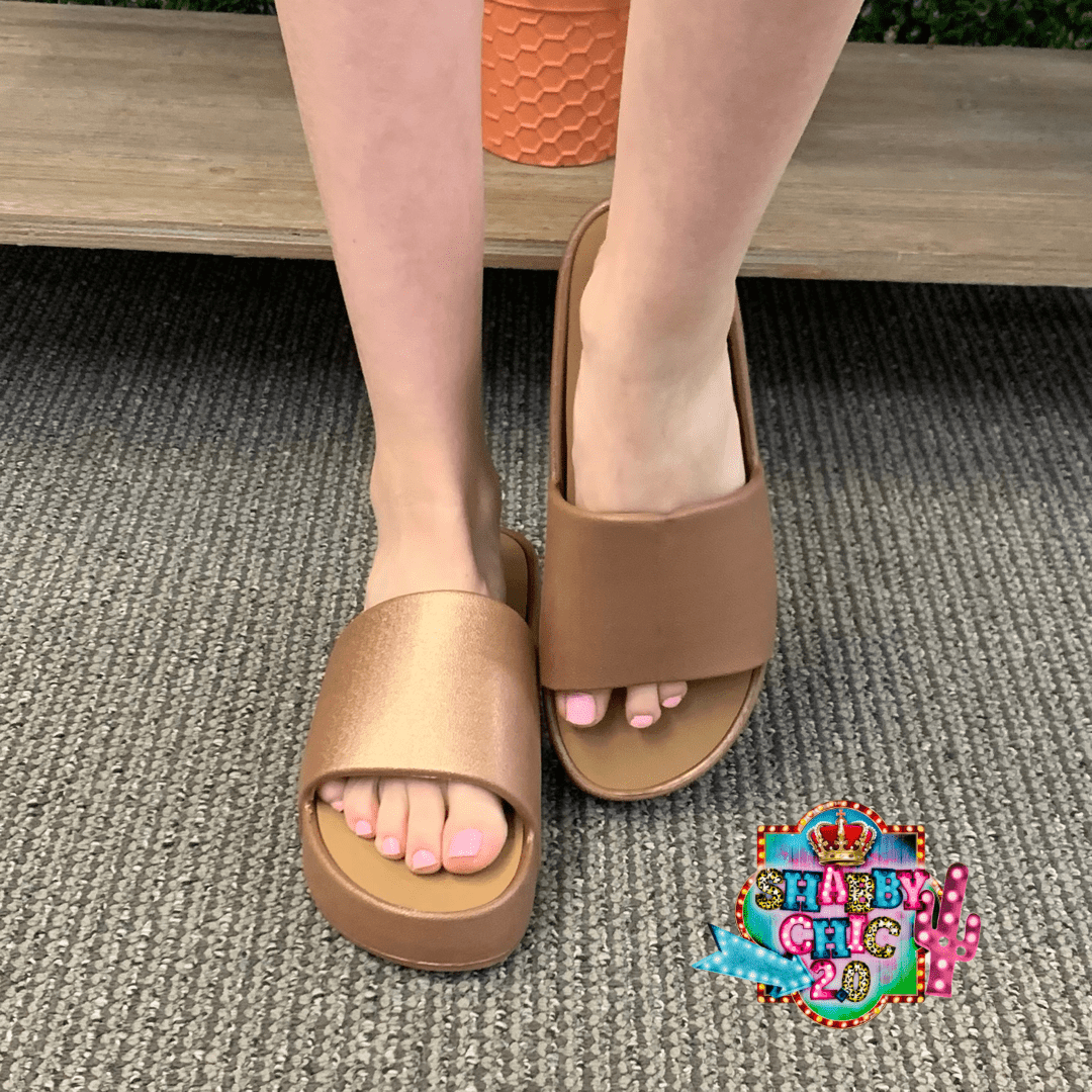 Torrey Yellowbox Sandals - Copper Shimmer Shabby Chic Boutique and Tanning Salon