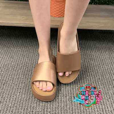 Torrey Yellowbox Sandals - Copper Shimmer Shabby Chic Boutique and Tanning Salon