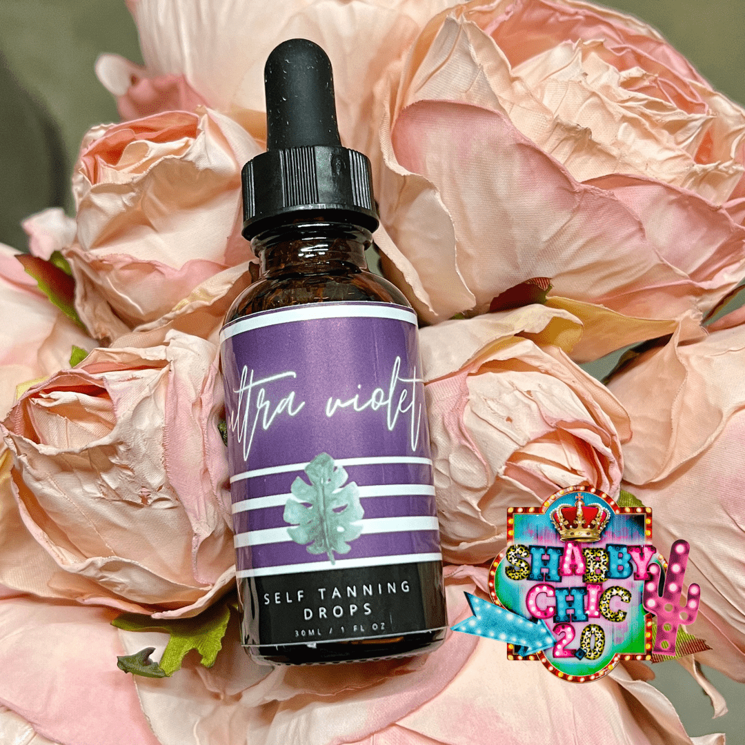 Ultra Violet Self Tanning Drops Shabby Chic Boutique and Tanning Salon