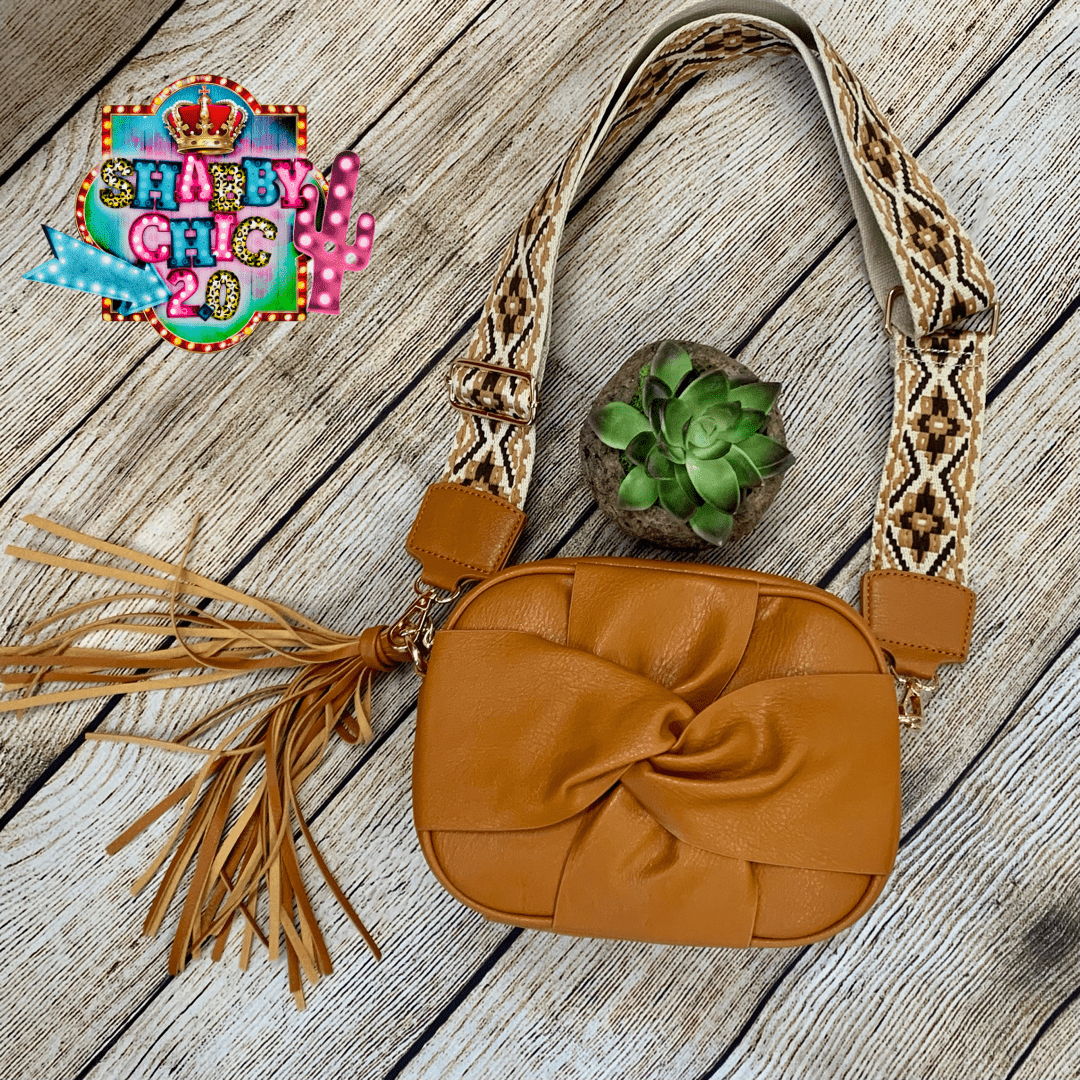 Uptown Crossbody Shabby Chic Boutique and Tanning Salon Butterscotch