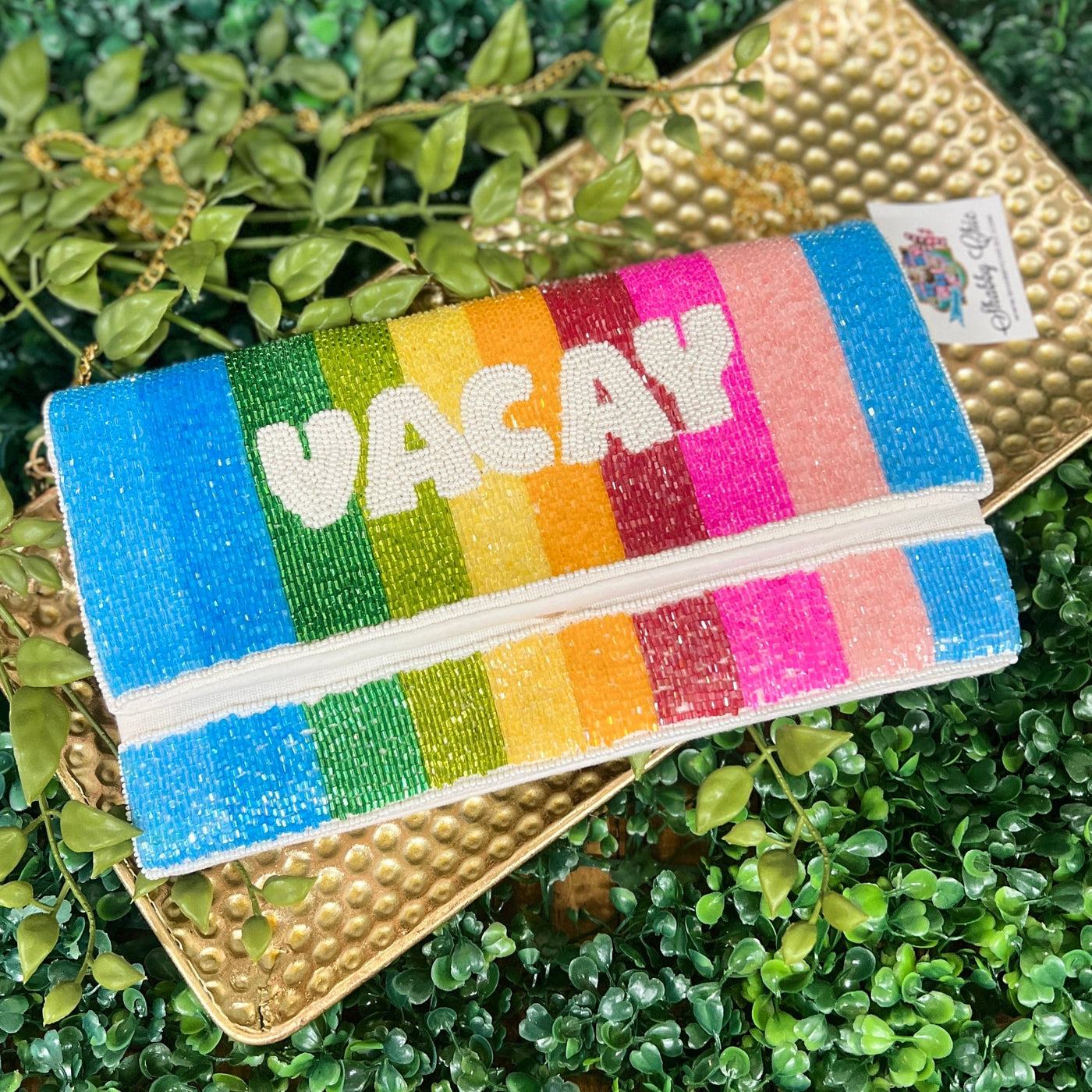 Vacay Beaded Bag Shabby Chic Boutique and Tanning Salon