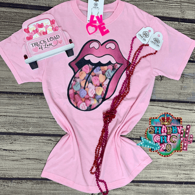 Valentine Tongue Tee Shabby Chic Boutique and Tanning Salon