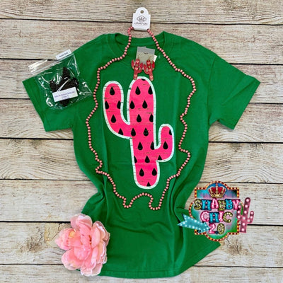 Watermelon Cactus Tee Shabby Chic Boutique and Tanning Salon