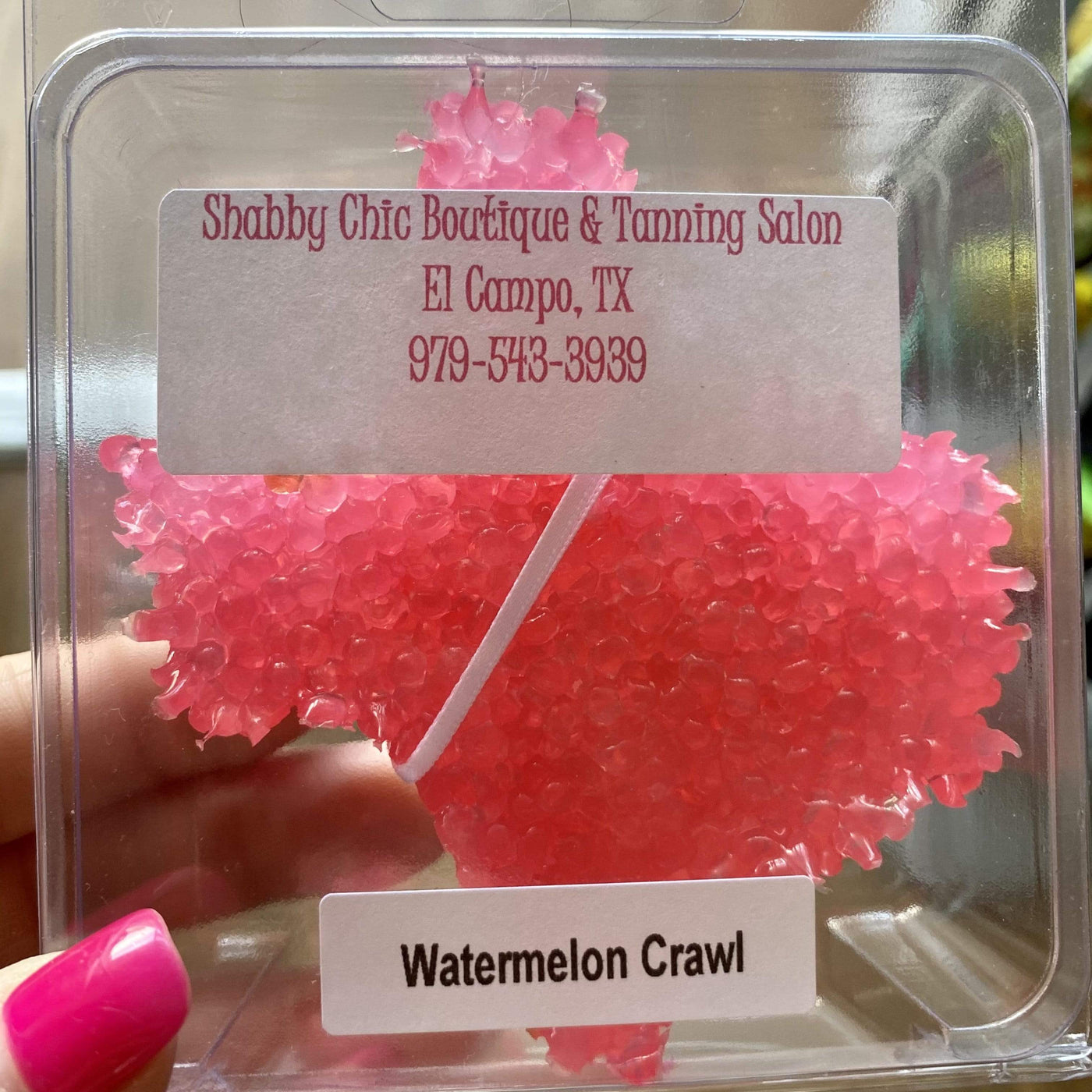 Watermelon Crawl Car Aromies Shabby Chic Boutique and Tanning Salon