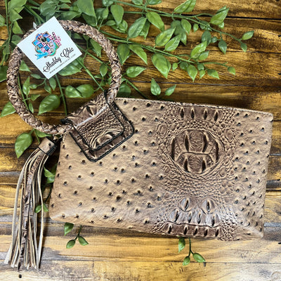 Wristlet Fringe Free - Tan Shabby Chic Boutique and Tanning Salon